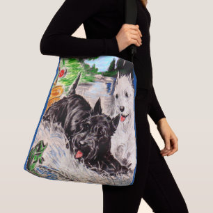 Scottie dogs Blackie en Whitie Crossbody Tas