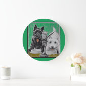 Scottie dogs Blackie en Whitie op de radio Grote Klok (Huis)