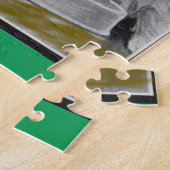 Scottie dogs Blackie en Whitie op de radio Legpuzzel (Zijkant)