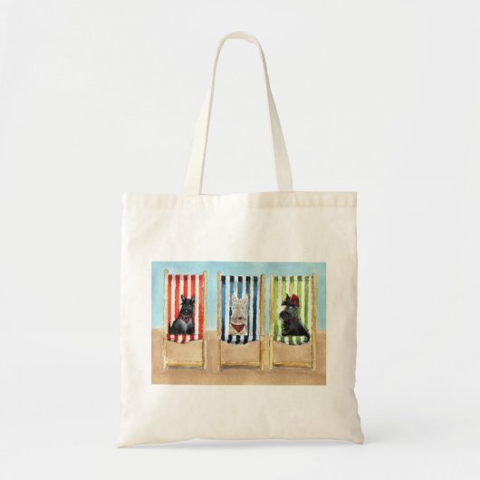 Scottie Dogs 'Deck Chairs' Tote Bag (Voorkant)