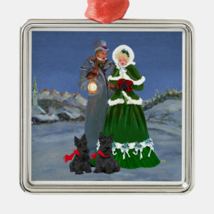 Scottie Dogs Familie Ornament