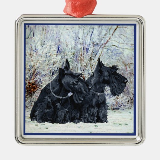 Scottie Dogs Ornament (Voorkant)