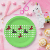 Scottie Dogs Papieren Bordje (Feest)