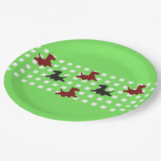 Scottie Dogs Papieren Bordje (Gekanteld)