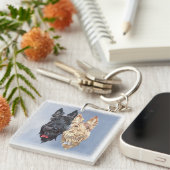 Scottie Dogs Sleutelhanger (Voorkant Rechts)