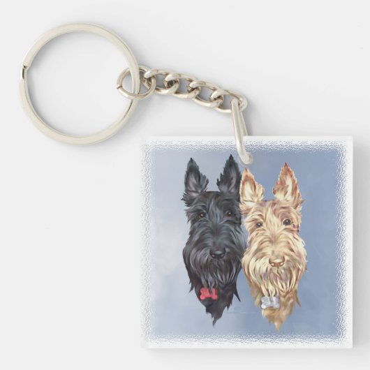 Scottie Dogs Sleutelhanger (Voorkant)
