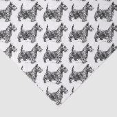 Scottie Dogs Tissuepapier (Detail)