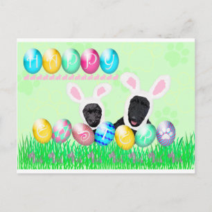 Scottie Easter Feestdagenkaart