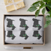 Scottie en Holly Tissuepapier (Geschenk)