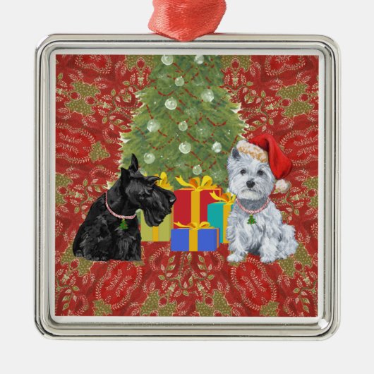 Scottie en Westie Ornament (Voorkant)