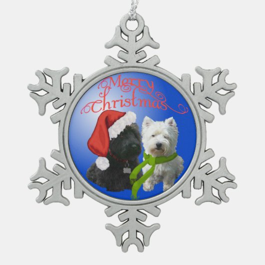 Scottie en Westie Ornament (Voorkant)