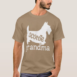 Scottie Grandma Gifts Cute Scottish Terrier Dog Lo T-shirt