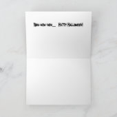 Scottie Halloween Kaart (Binnen)