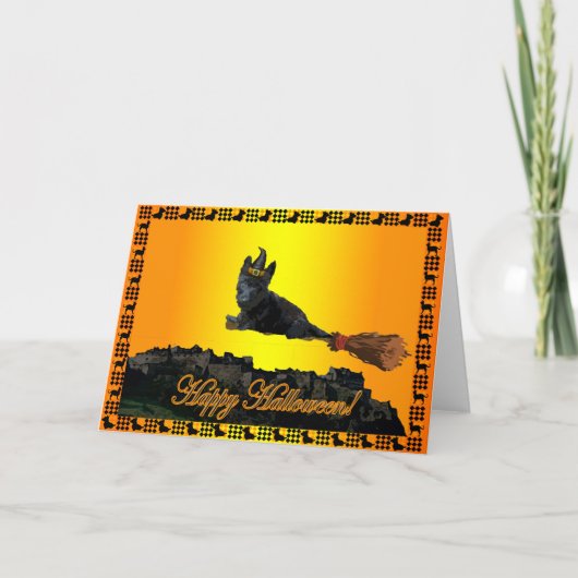 Scottie Halloween Kaart (Voorkant)
