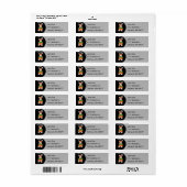 Scottie Halloween Retour Adreslabel Etiket (Full Sheet)