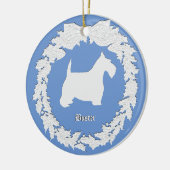 Scottie Herembrance Personaliseren Keramisch Ornament (Links)