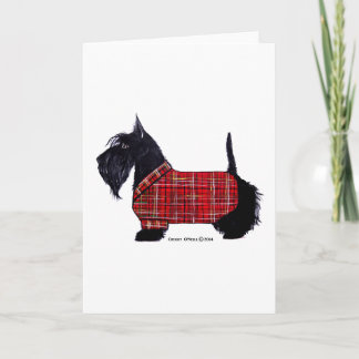 Scottie Holiday Jacket Feestdagen Kaart