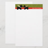 Scottie Holiday Play Writing Paper Briefpapier (Voorkant / Achterkant)