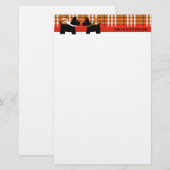 Scottie Holiday Play Writing Paper Briefpapier (Voorkant / Achterkant)