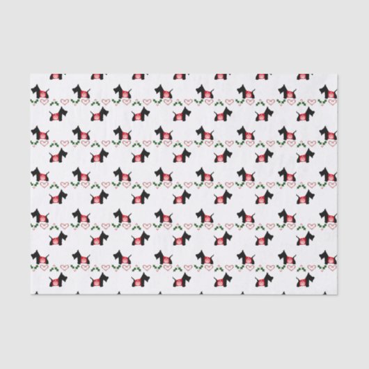 SCOTTIE Holiday Royal Crown Scottie no 8 Tissuepapier (Voorkant)