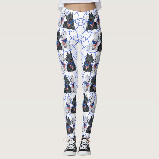 Scottie Hond Leggings (Voorkant)