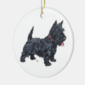 Scottie Hond Ornament (Links)