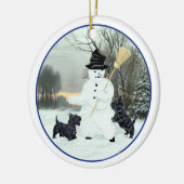 Scottie-hond-ornament Keramisch Ornament (Links)