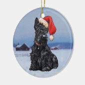 Scottie-hond-ornament Keramisch Ornament (Links)