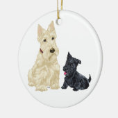 Scottie-hond-ornament Keramisch Ornament (Links)