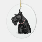 Scottie-hond-ornament Keramisch Ornament (Links)