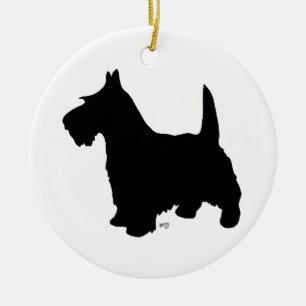Scottie-hond-ornament Keramisch Ornament