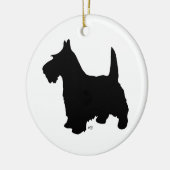 Scottie-hond-ornament Keramisch Ornament (Links)