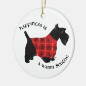 Scottie-hond-ornament Keramisch Ornament (Links)