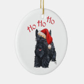 Scottie-hond-ornament Keramisch Ornament (Rechts)