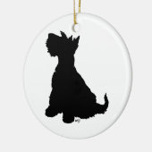 Scottie-hond-ornament Keramisch Ornament (Links)
