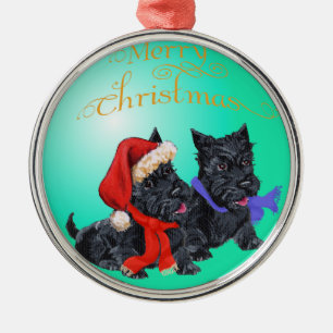 Scottie-hond-ornament Metalen Ornament