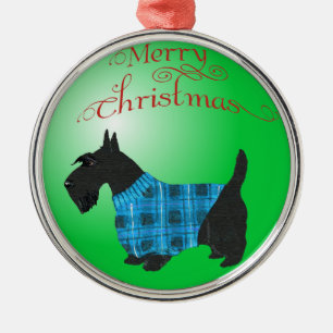 Scottie-hond-ornament Metalen Ornament
