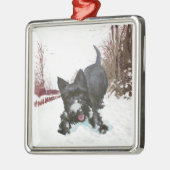 Scottie-hond-ornament Metalen Ornament (Links)