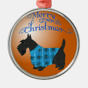 Scottie-hond-ornament Metalen Ornament