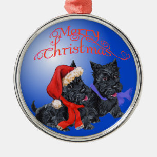 Scottie-hond-ornament Metalen Ornament