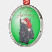 Scottie-hond-ornament Metalen Ornament (Links)