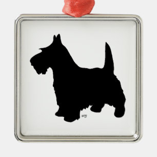 Scottie Hond Silhouet Ornament