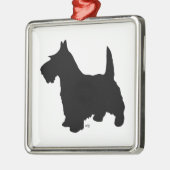 Scottie Hond Silhouet Ornament (Links)