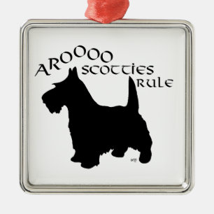 Scottie-hond Silhouet Ornament