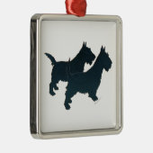 Scottie Hond Silhouet Ornament (Rechts)
