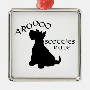 Scottie-hond Silhouet Ornament