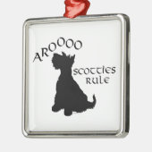 Scottie-hond Silhouet Ornament (Links)
