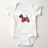 Scottie Hondenras Geo Silhouette Multi Romper (Voorkant)