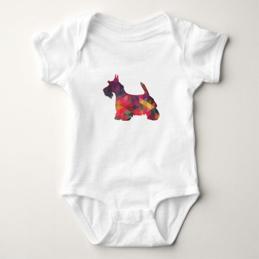 Scottie Hondenras Geo Silhouette Multi Romper (Voorkant)