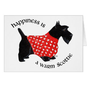 Scottie in Red Pset Sweater